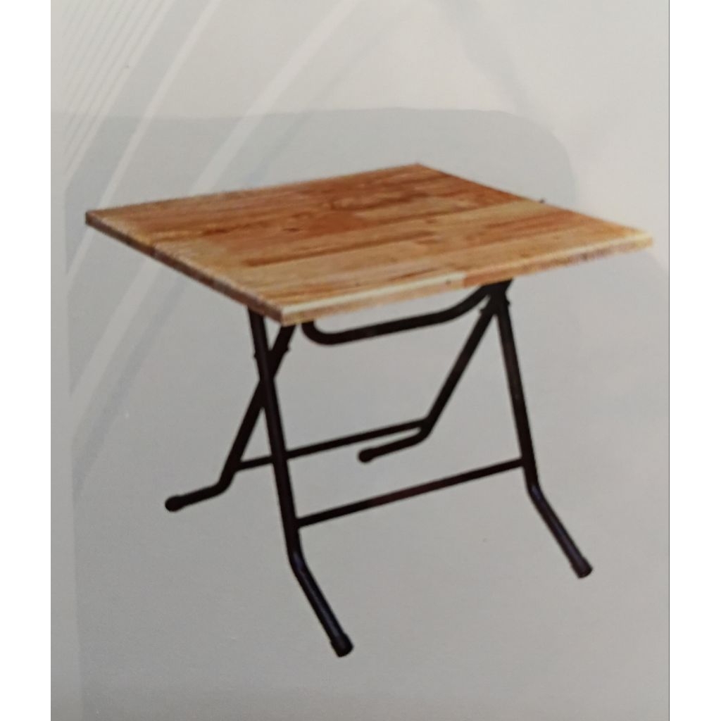 Meja Lipat Kayu - Meja Cafe - Ukuran 80×80cm