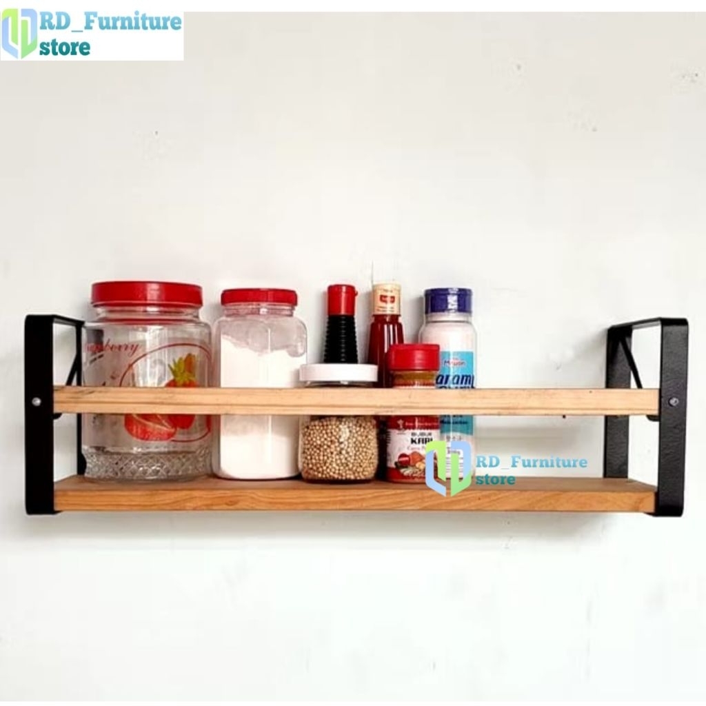 Rak dinding Industrial vintage besi/Rak dinding minimalis/Rak dinding