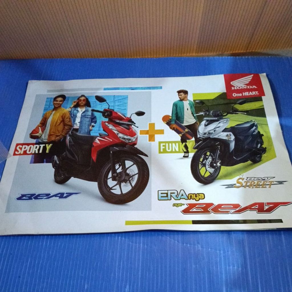 poster brosur leaflet Honda beat