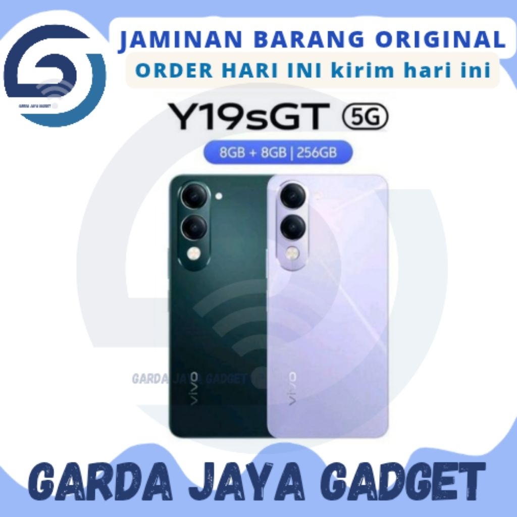 VIVO Y19S GT 5G RAM 8/256 GB - GARANSI RESMI