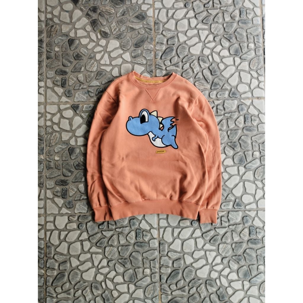 CREWNEK PANCOAT ORANGE