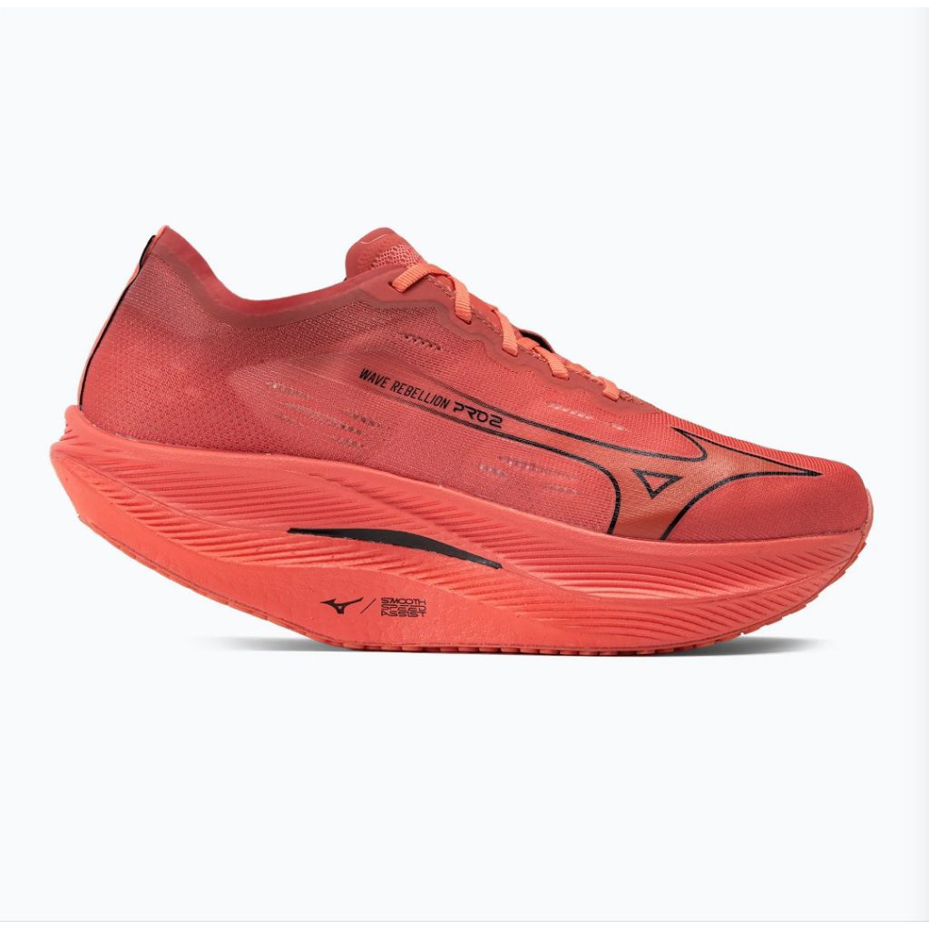 Sepatu Running Mizuno Wave Rebellion Pro 2 Red Black