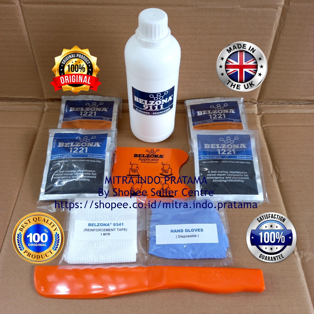 BELZONA 1221 SUPER E-METAL (SET LENGKAP) 100% Jaminan Keaslian dari Belzona Limited - United Kingdom
