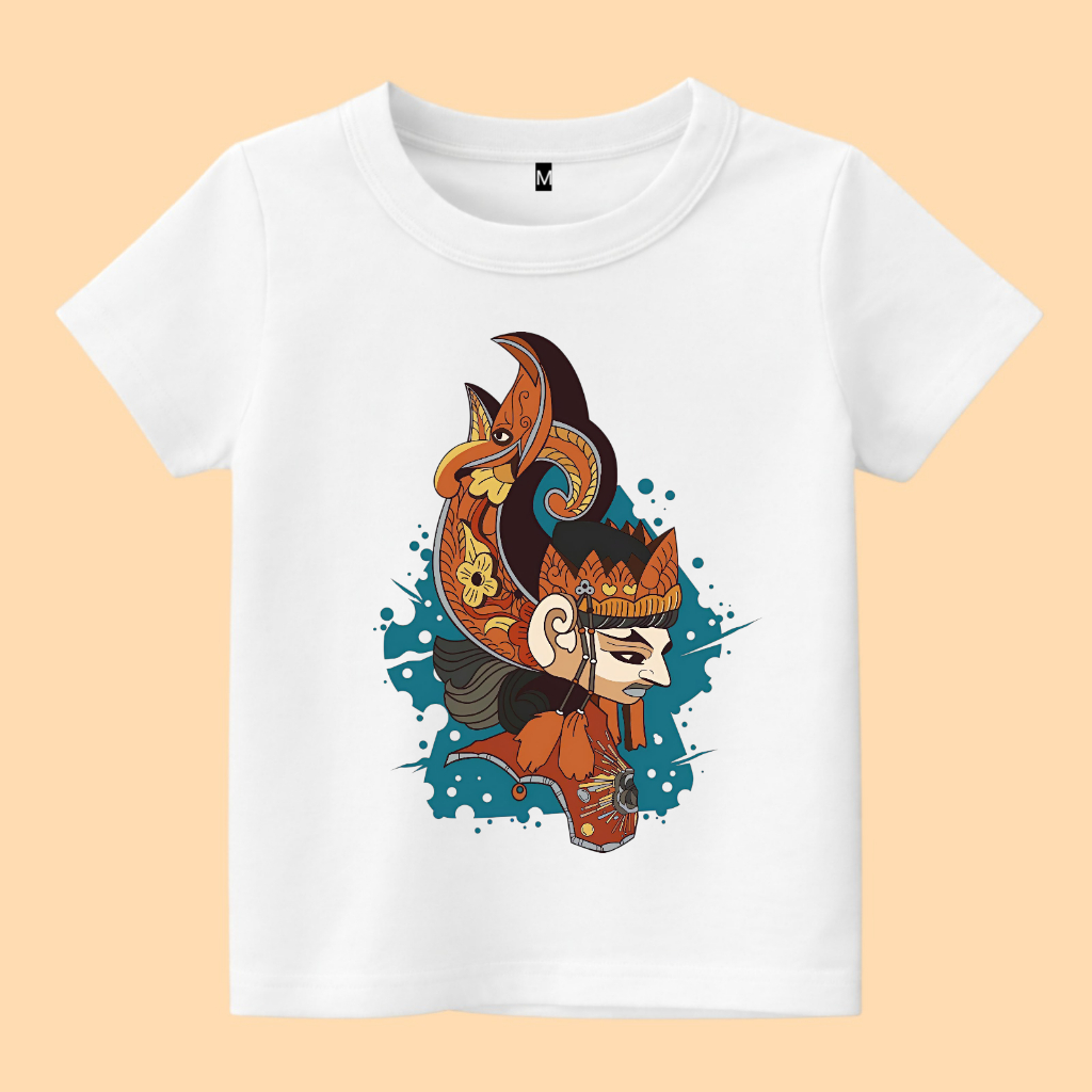 Baju kaos anak arjuna wayang golek