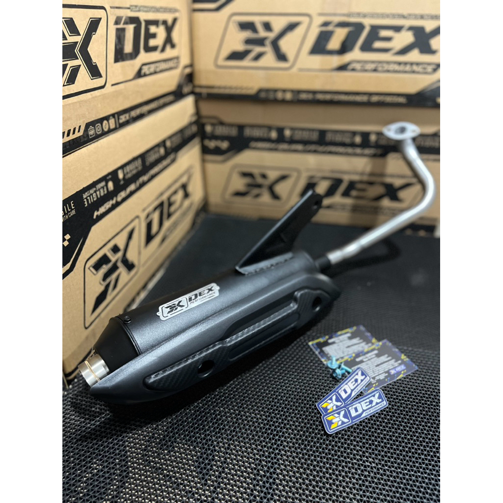 DEX PERFORMANCE EX-02 IN 28 OUT 38 Knalpot Standar Racing Motor Suara Bass Adem