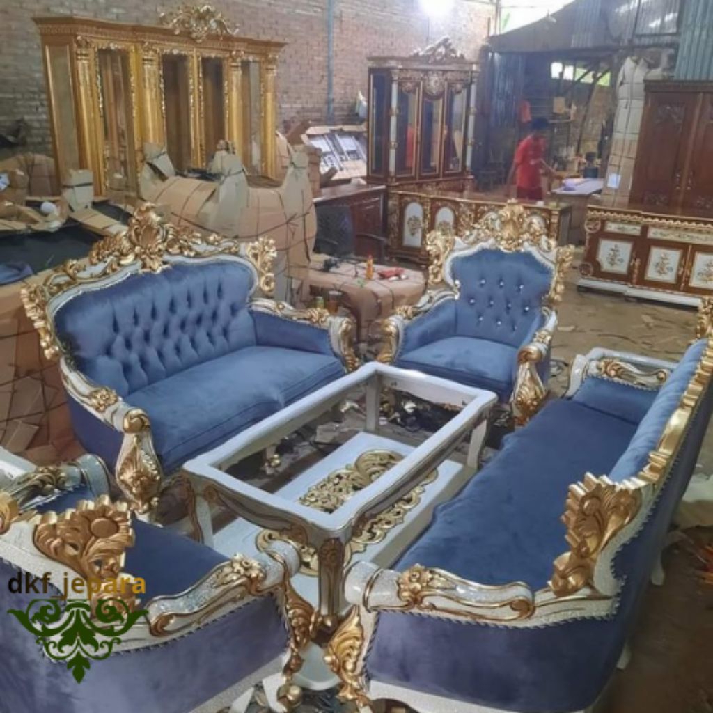 Set Sofa Kursi Tamu Barcelona | Dedy Karya Furniture Jepara