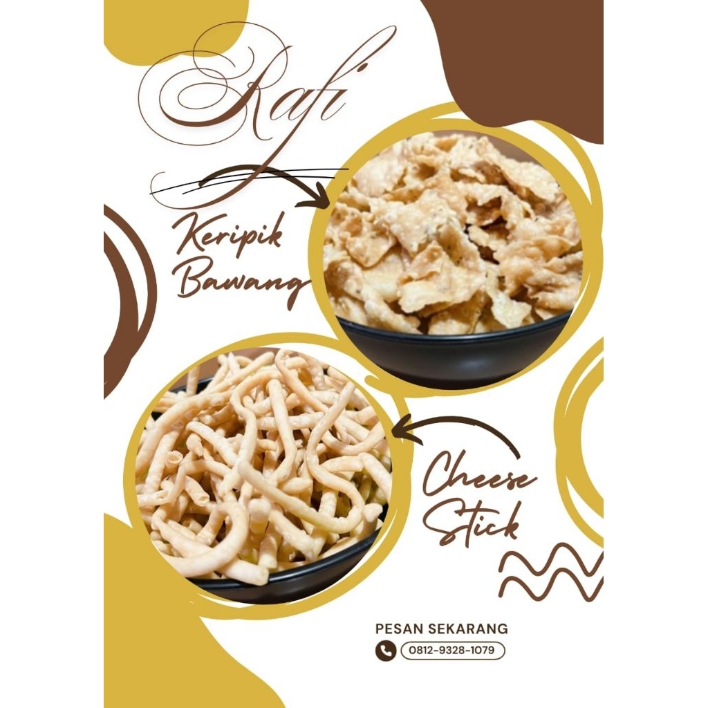 Keripik & Cheese Stick Gurih, Renyah, Nikmat