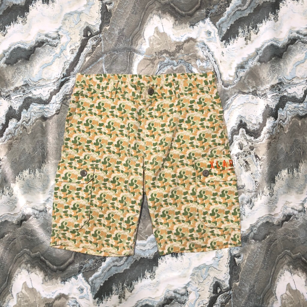 celana pendek camo xlarge skate skateboard streetwear