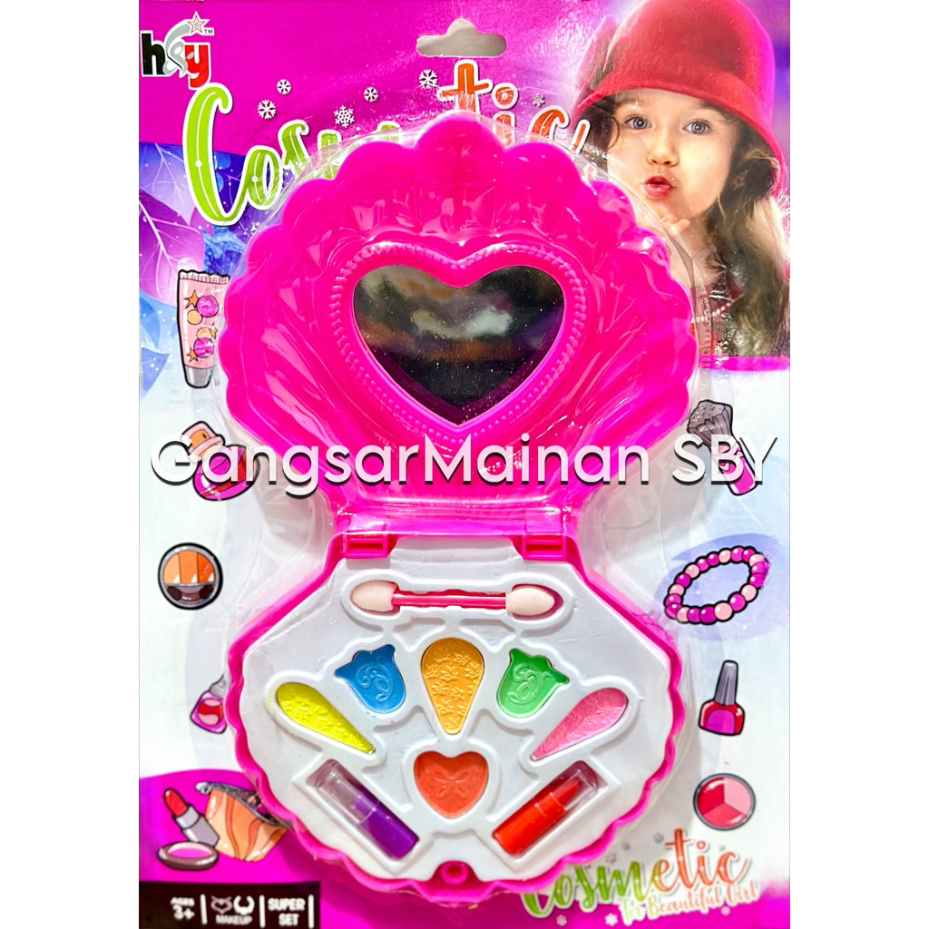 MAINAN ANAK PEREMPUAN MAKEUP KERANG KOSMETIK ANAK