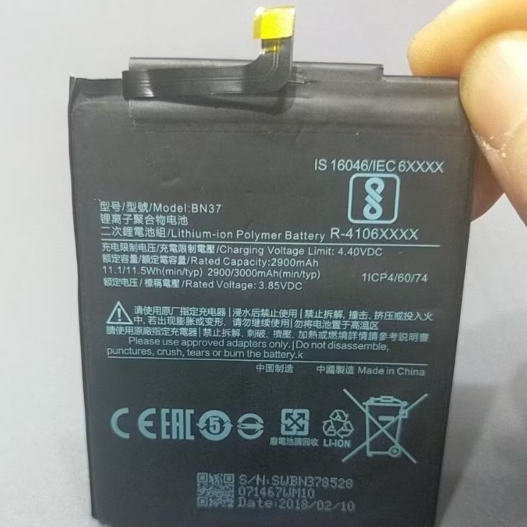 Baterai Batre Redmi 6 Redmi 6A Redmi 6 pro