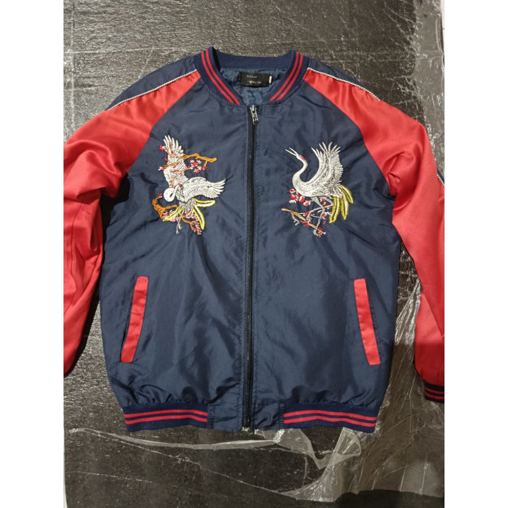 Preloved Sukajan Varsity Bomber