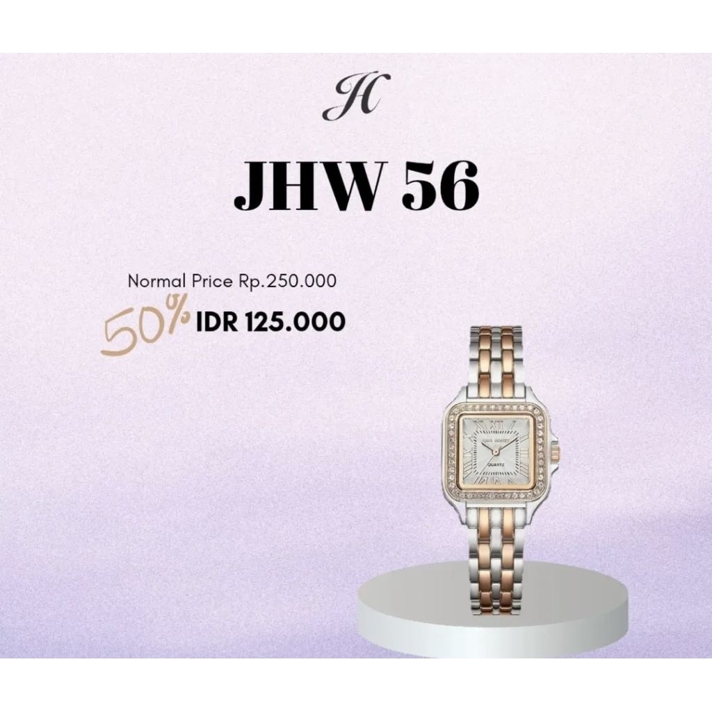 Jam Tangan Wanita Jims Honey JHW 56 warna silver gold L03