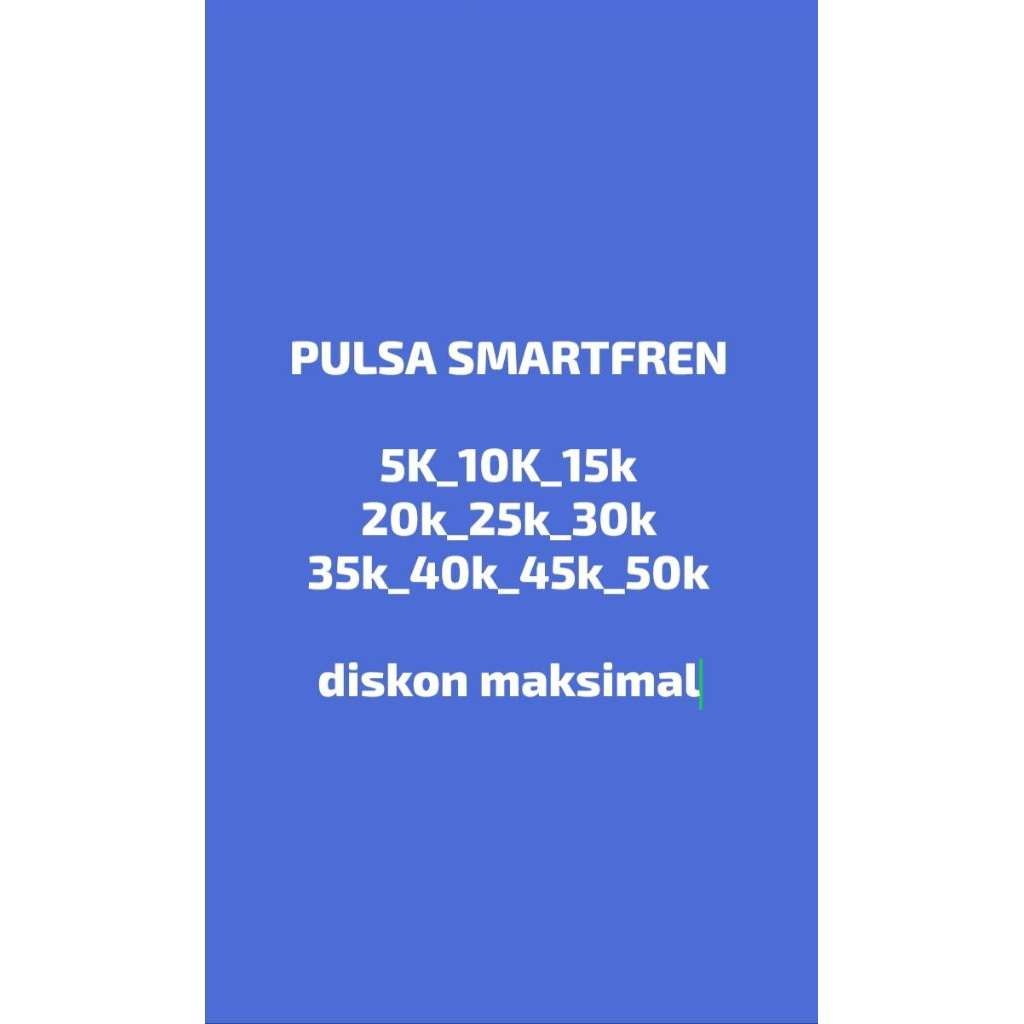 pulsa smartfren