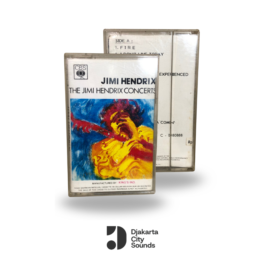 Kaset Pita Jimi Hendrix - The Jimi Hendrix Concert