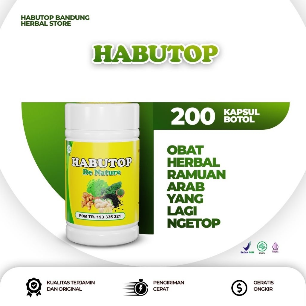 HABUTOP BANDUNG HERBAL STORE | HABUTOP 200 KAPSUL
