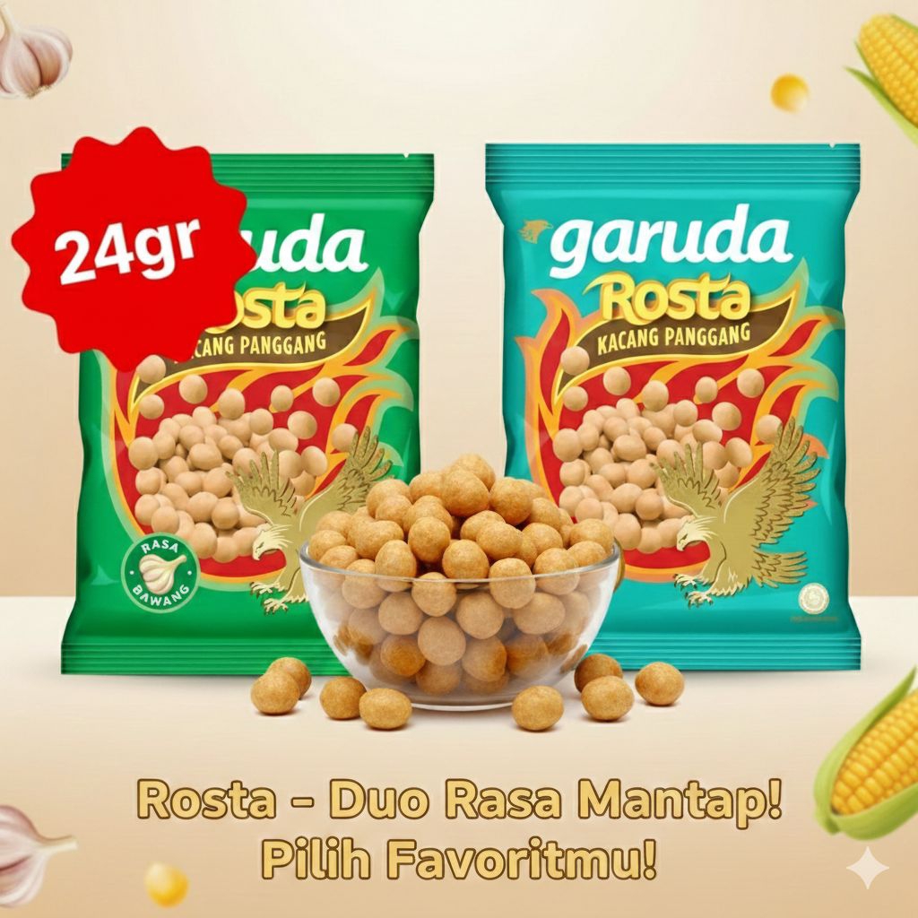 Garuda Rosta Kacang Panggang 24gr