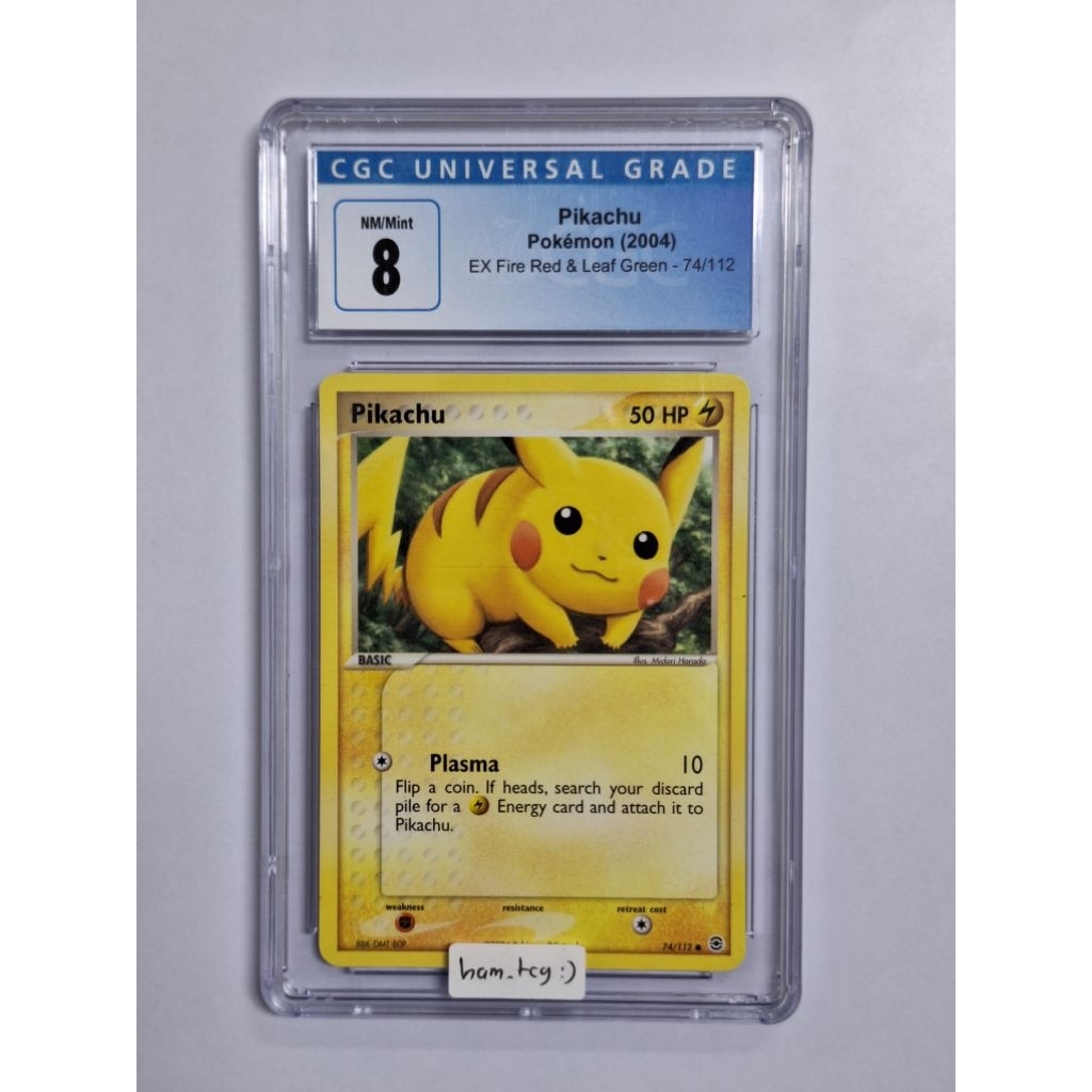 Pikachu EX FireRed & LeafGreen – CGC 8