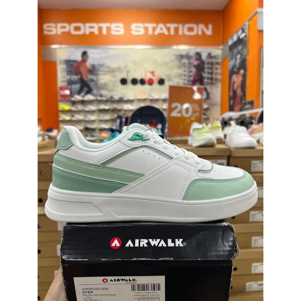Airwalk Dyer White/Cyan Women Shoes Original