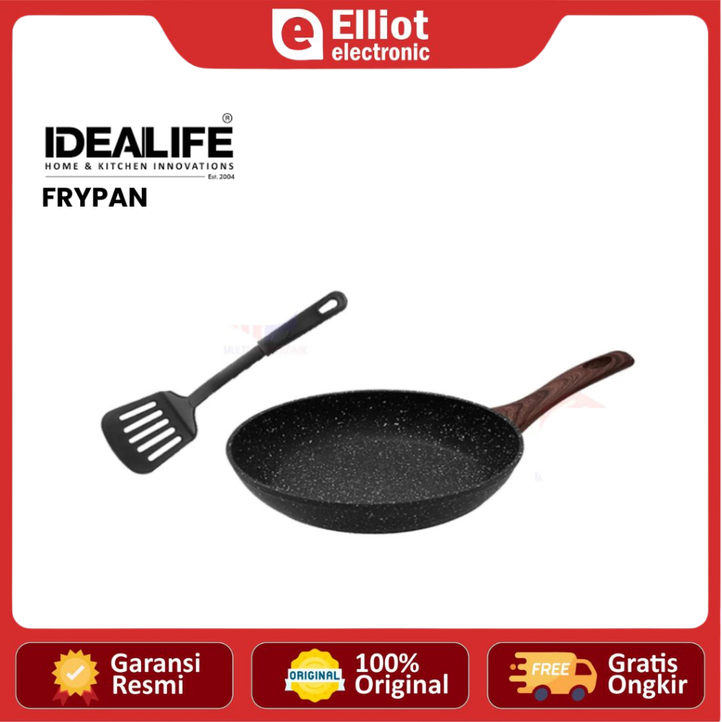 IDEALIFE Frypan - Wajan Penggorengan Anti Lengket