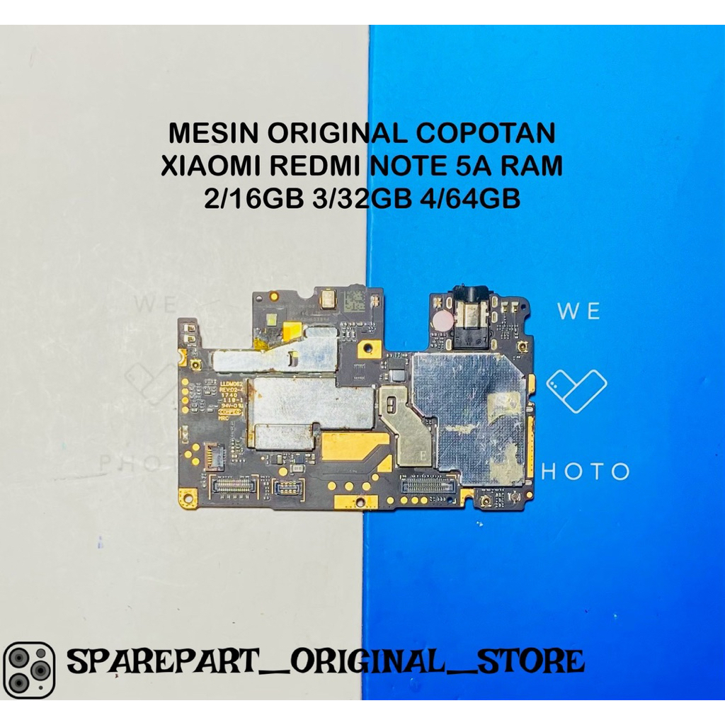 MESIN 100% ORIGINAL COPOTAN XIAOMI REDMI NOTE 5A RAM 2/16GB 3/32GB 4/64GB NORMAL