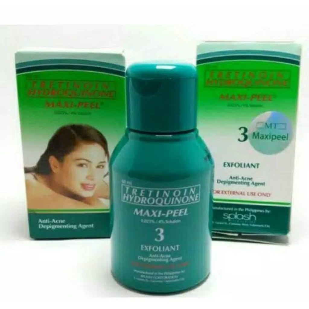 Toner Maxi Peel Tretinoin Hidroquinone Toner Anti Acne