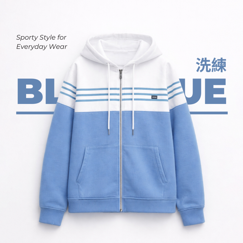 Ryusei Jaket Pria Akasaki CMB Blue