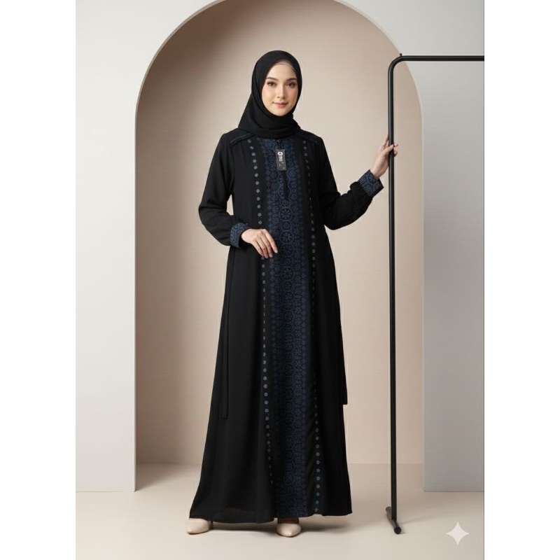 ABAYA HITAM JETBLACK || GAMIS HITAM ELEGAN