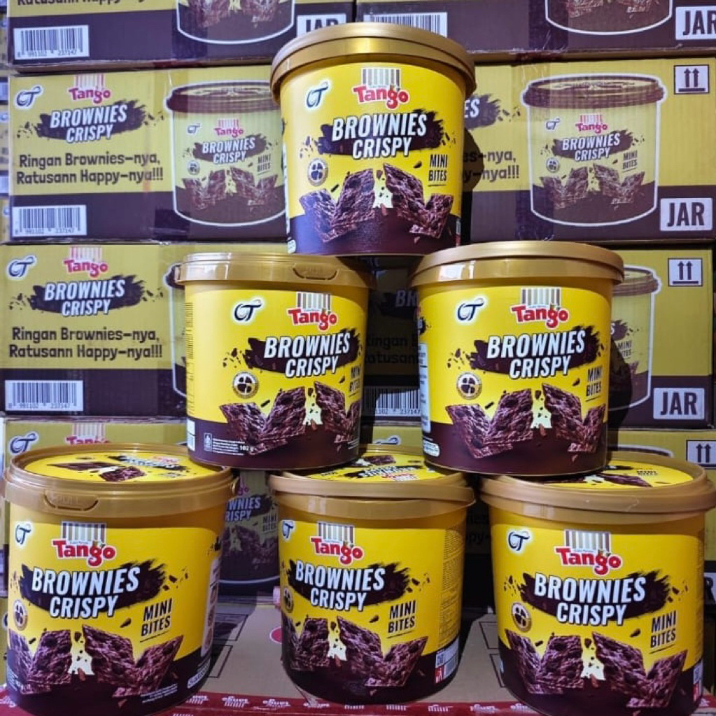 Tango Brownies Crispy Jar Snack Coklat Viral