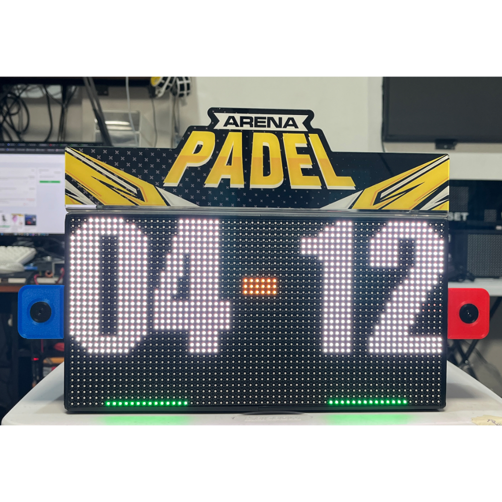 Lumiscore LP-3216 Pro - Padel Scoreboard Portable Wireless - Papan skor digital padel - mode america