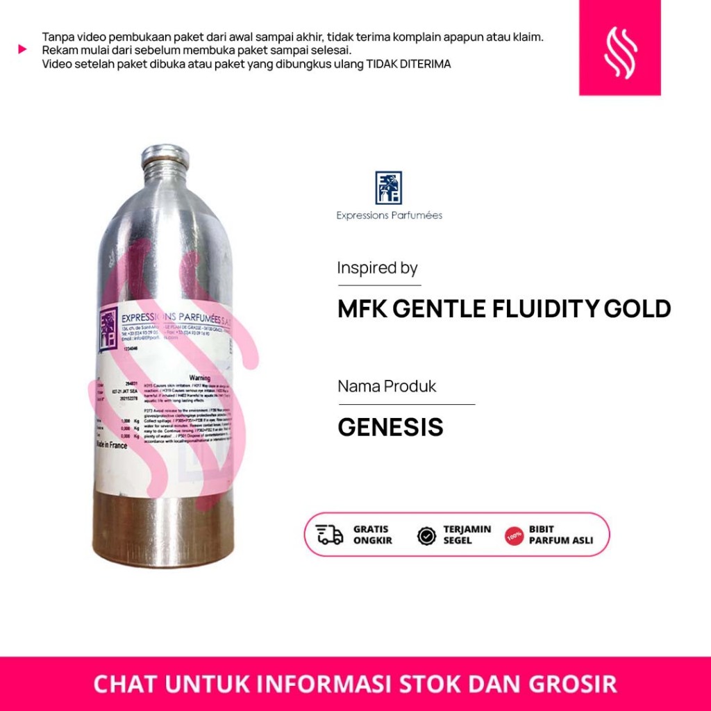JUAL BIBIT PARFUM ASLI - GENESIS - EXPRESSIONS - REPACK - SUMBARA PARFUM