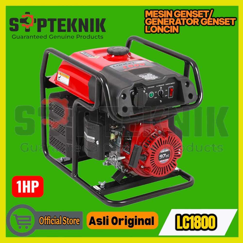 MESIN GENSET ATAU GENERATOR LC 1800 LONCIN 1000WATT