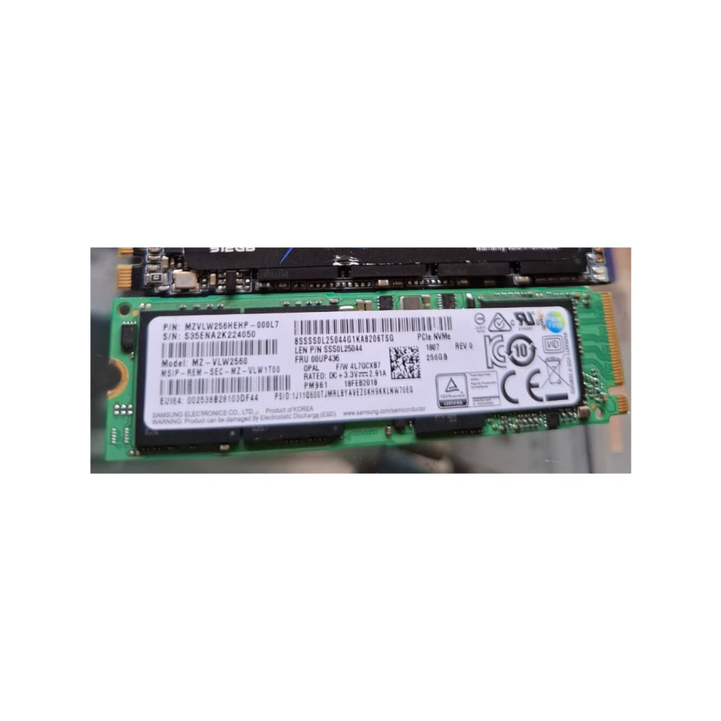 SSD NVME Samsung 256GB original COPOTAN LAPTOP
