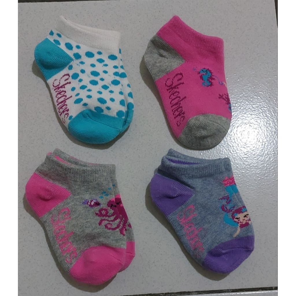 kaos kaki toddler skechers