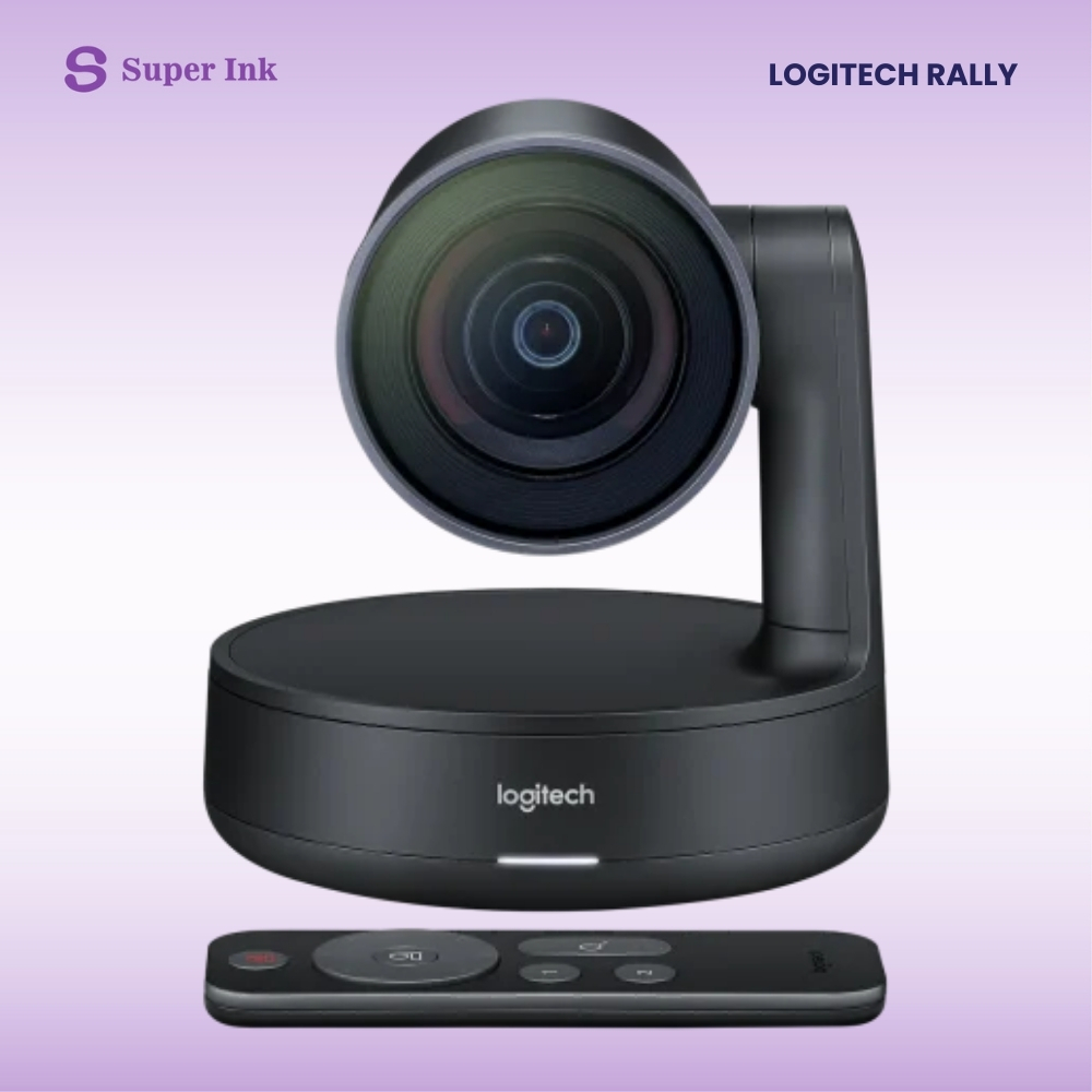 Logitech Rally Camera 4K PTZ 15x Zoom Auto Fokus Jernih Meeting PC Mac