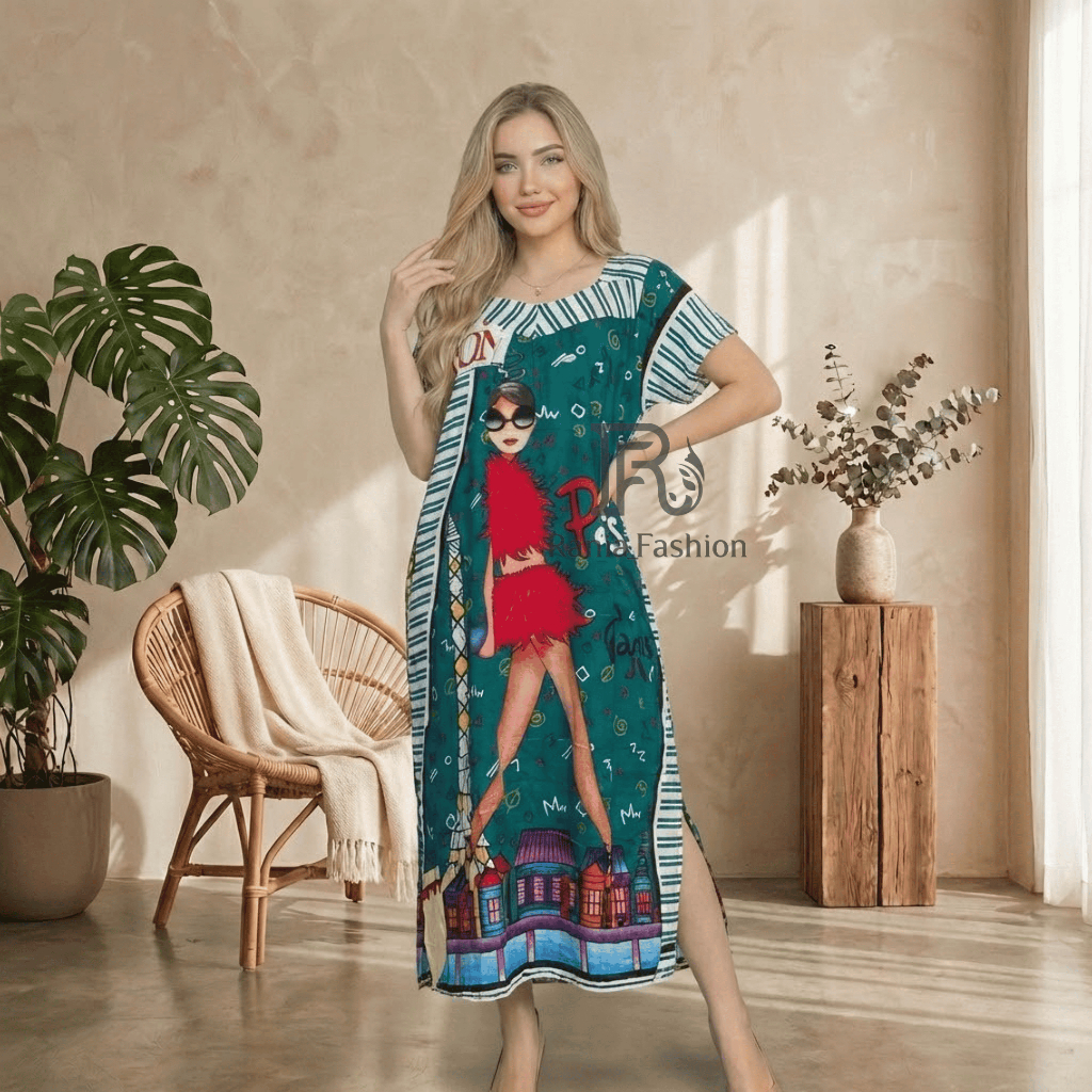 Daster Rania Fashion Motif SIKAK MODEL  Viral Terbaru