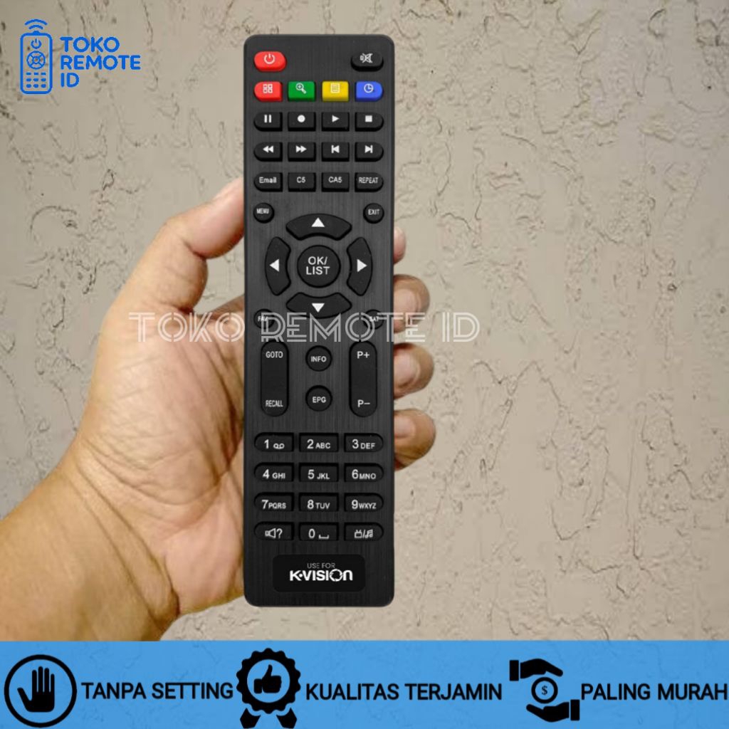 Remot Remote Receiver Parabola K-Vision Bromo C2000 / Topas TV TS2-39