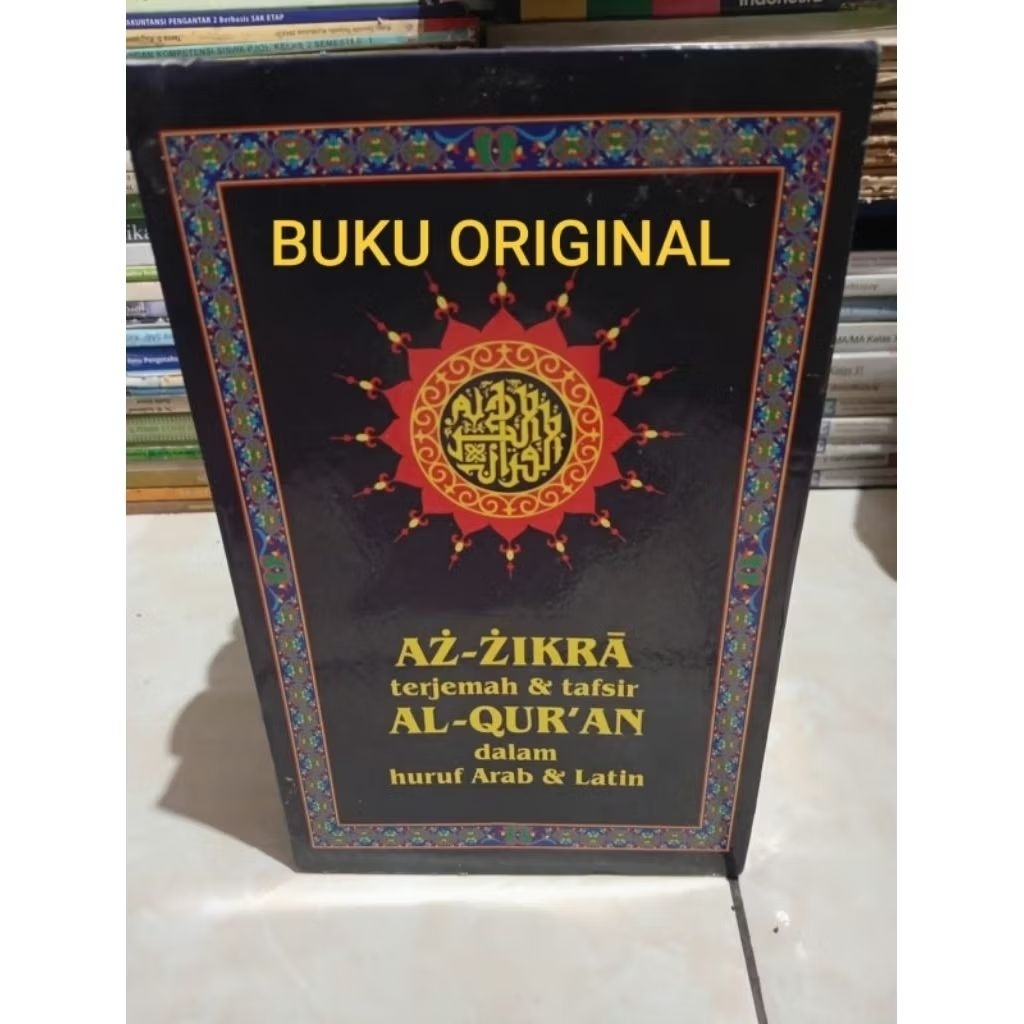 buku original - AZ-ZIKRA terjemah & tafsir AL-QUR'AN dalam huruf Arab & Latin (  1 SET - 6 BUKU  ) H