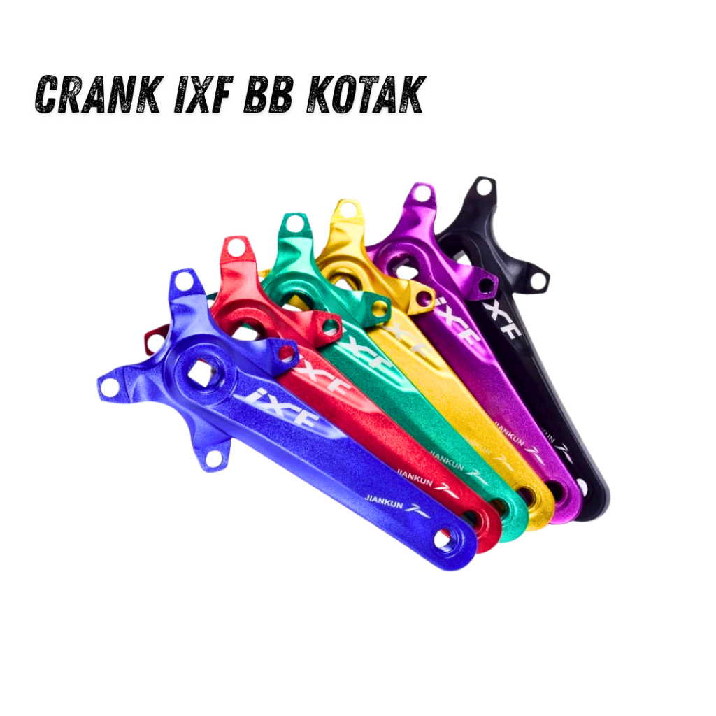 Crank IXF BB Kotak Single Crank Arm 170mm BCD 104 Sepeda BMX MTB Original