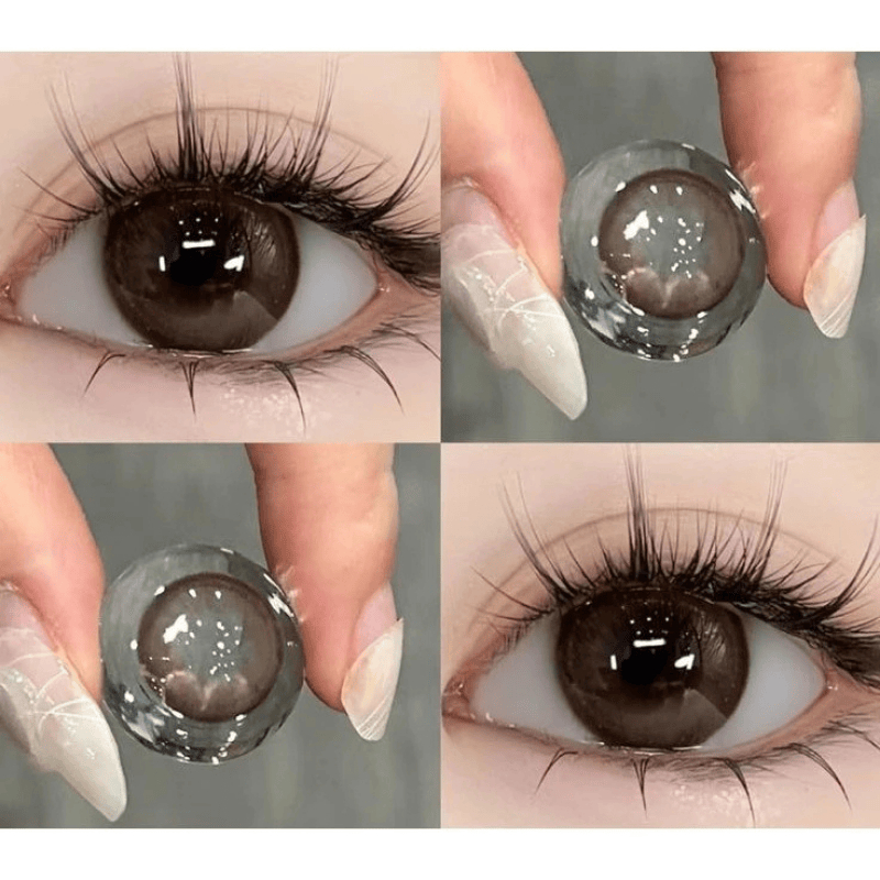 J19 Softlens Coklat Natural Korean Look 14,5 MM Normal Minus/ Softlens Coklat / Softlens Cokelat / S