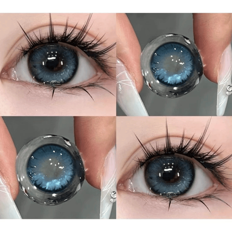 J24 Softlens Biru 16MM Big Eye Normal Minus / Softlens Biru / Softlens / Soflens Princess / Softlens