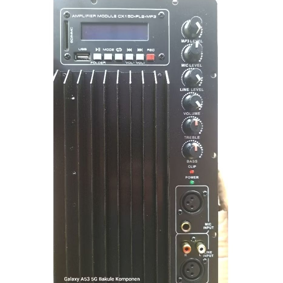 Modul Kit Speaker Aktif 15inch & Tweeter kualitas istimewa