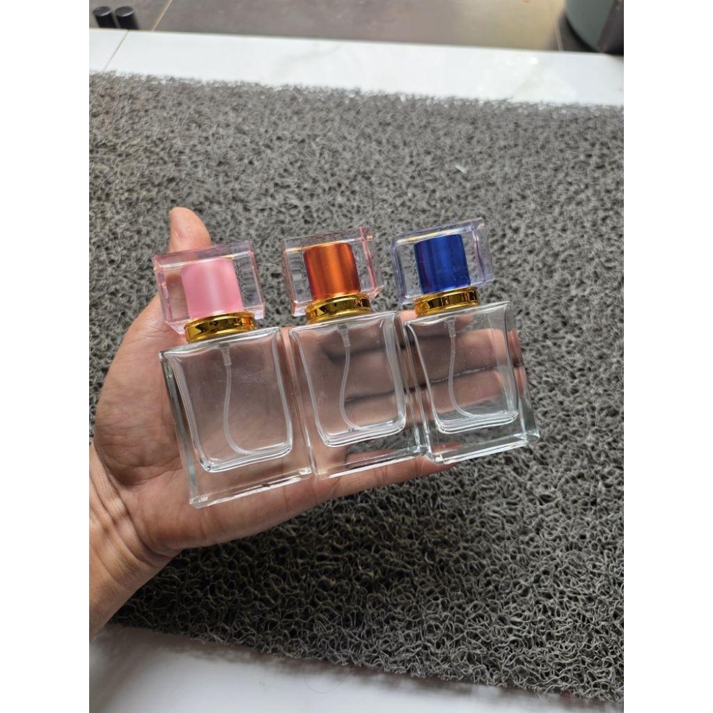 Botol spray 30ml motif crystal/botol parfum nya saja