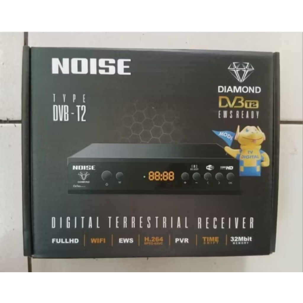 Set Top Box DVB T2 Noise dos hitam