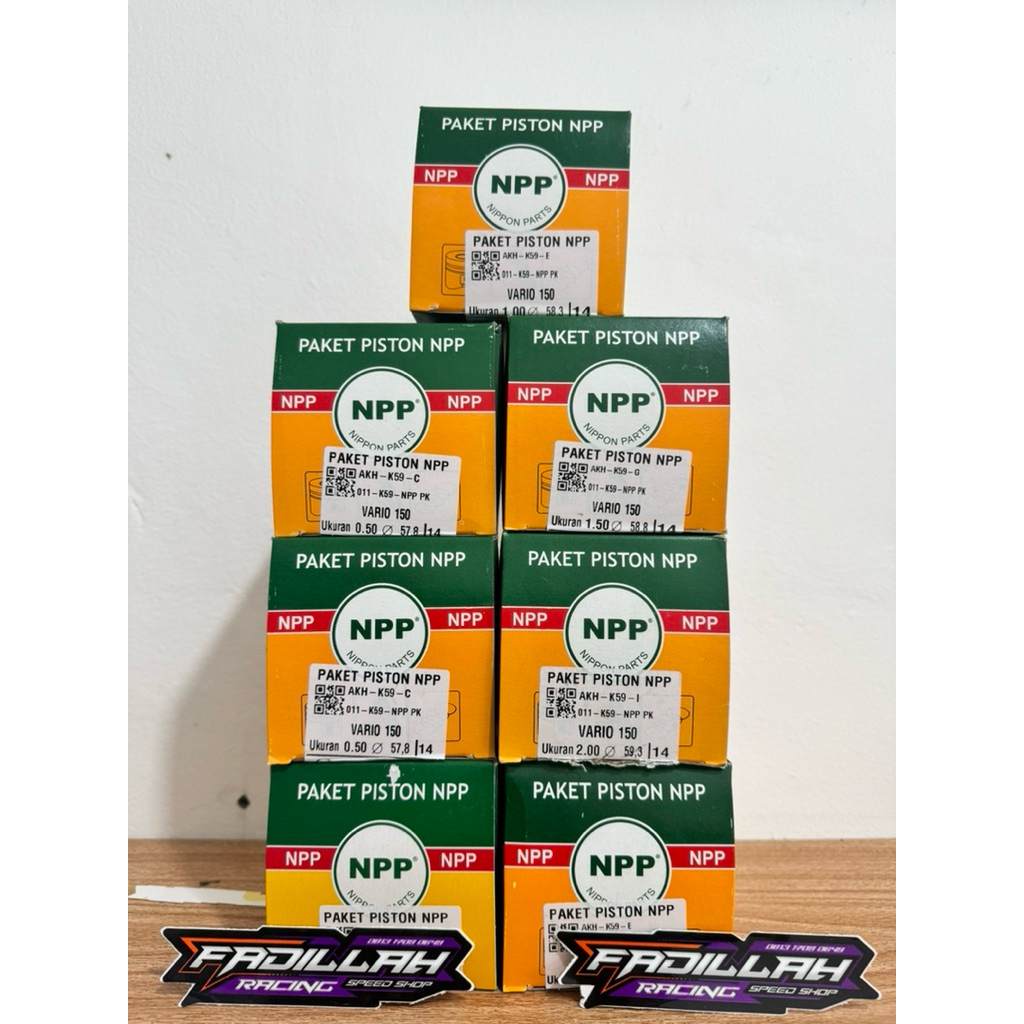 PISTON NPP VARIO 150 K59 STD 50 100 150 200 ORIGINAL NPP