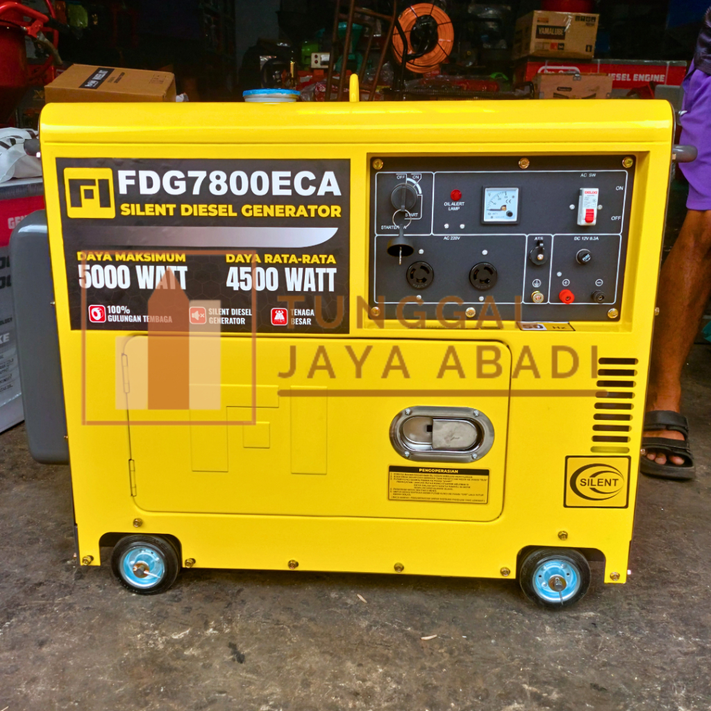 Genset Silent Diesel Solar Firman FDG7800ECA - 5000 Watt