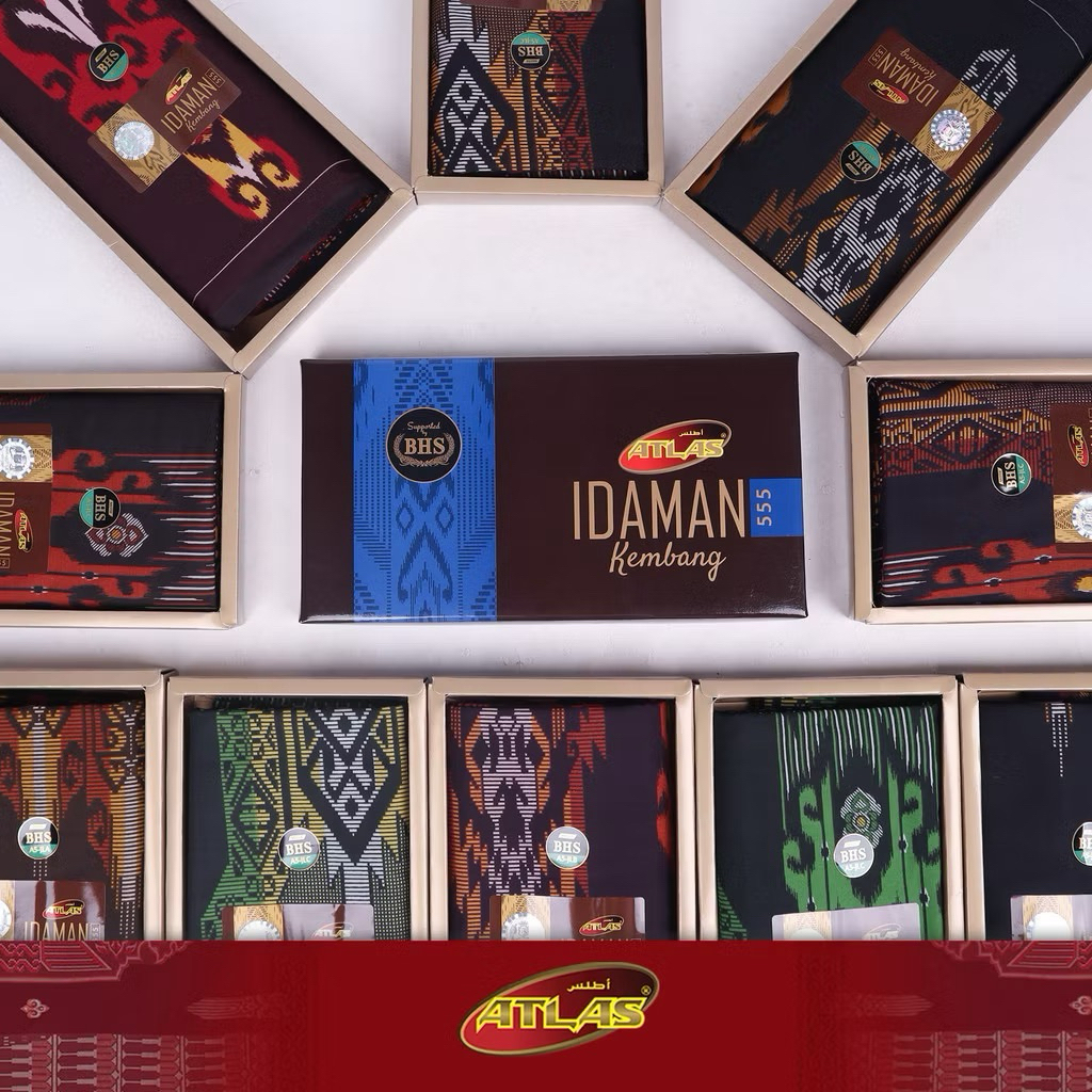 SARUNG ATLAS IDAMAN KEMBANG / SARUNG ATLAS IDAMAN KEMBANG MOTIF BHS SGE