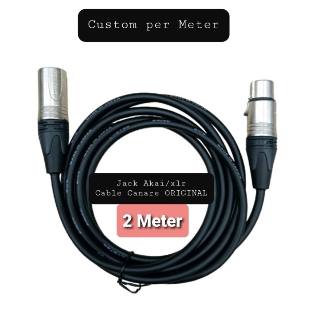 Kabel Canare Original Audio/Mic Custom 2 Meter