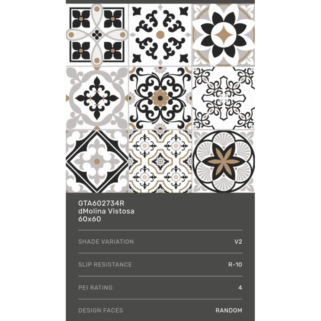 Roman Granit 60x60 dMolina Vistosa Batik Vintage