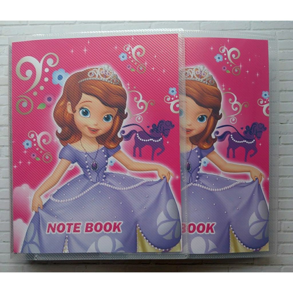 BINDER A5 MOTIF LUCU PRINCESS 1 + ISI BINDER 10 LEMBAR (RANDOM)