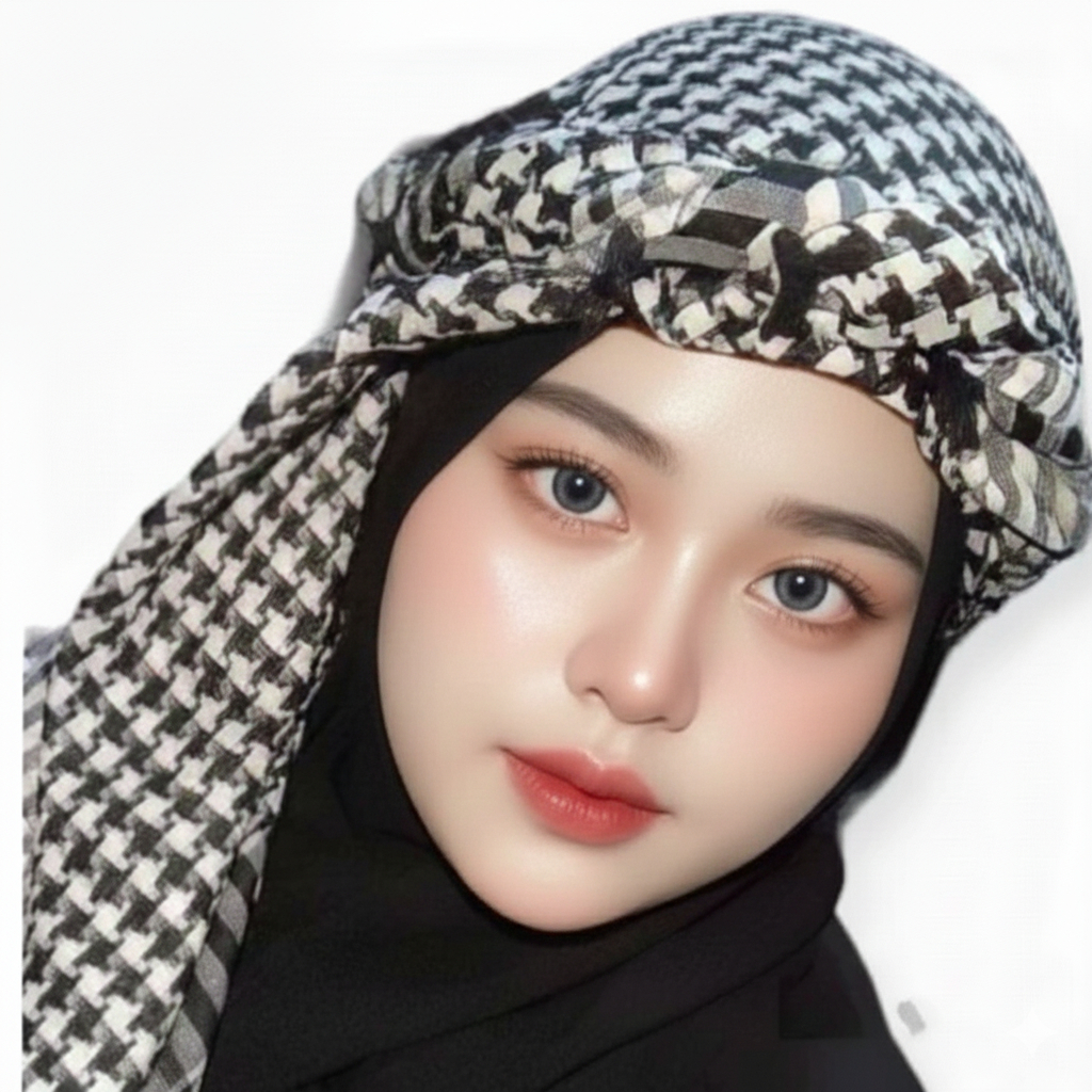 Sorban Hijab Wanita Palestina Motif Terbaru Sorban Premium Wanita